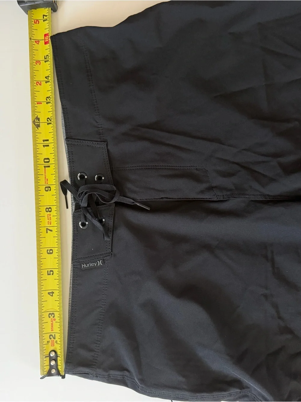 Hurley Men’s One & Only Phantom Solid Black Boardshorts W30 9” Inseam NWT Swim
